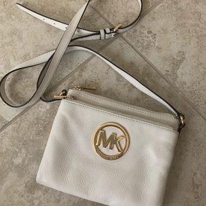 Michael Kors white crossbody